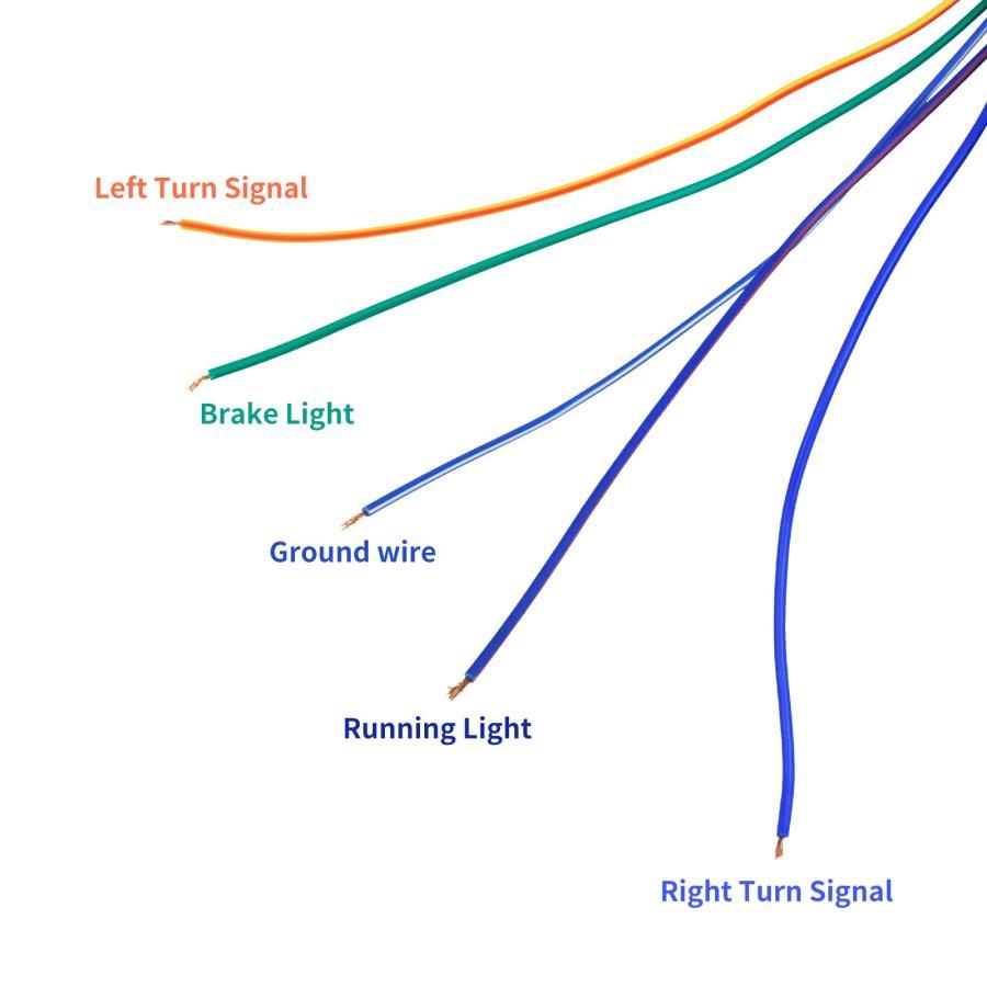 ハーレー ブレーキとテールライト用のツアーパック ツーリング用のLEDテールライト 2014-2022｜voga｜07