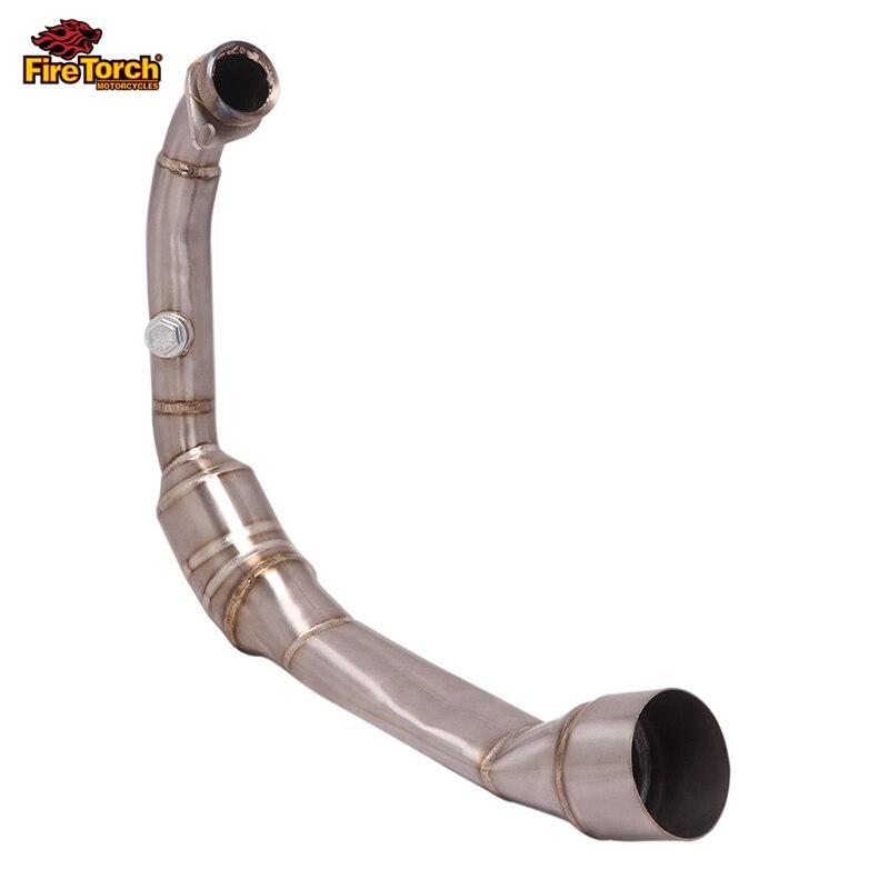 ハスクバーナ 250 401SVARTPILEN VITPILEN 2020 20212022 2023年 MODIY ESCAPE MOTO バイク EXHAUST SYSTEM FRONT LINK PIPE｜voga｜06