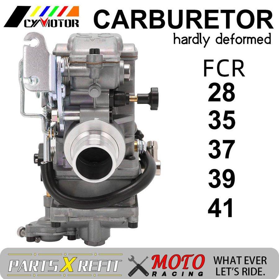 FCR 28mm-39mm フラットスライドキャブレターアセンブリ CRF450-650 