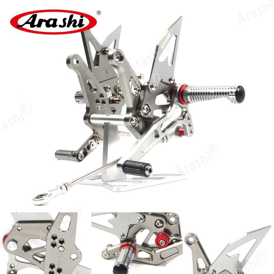 【並行輸入品】カワサキ フットレスト カスタム CNC 調節可能 フットレスト アルミニウム Z1000 Z 1000 Z1000SX 2014 2015 2016 2017の画像