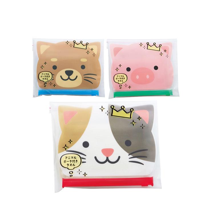 3個セット タオル 動物 アニマル プチギフト プレゼント お礼 イベント