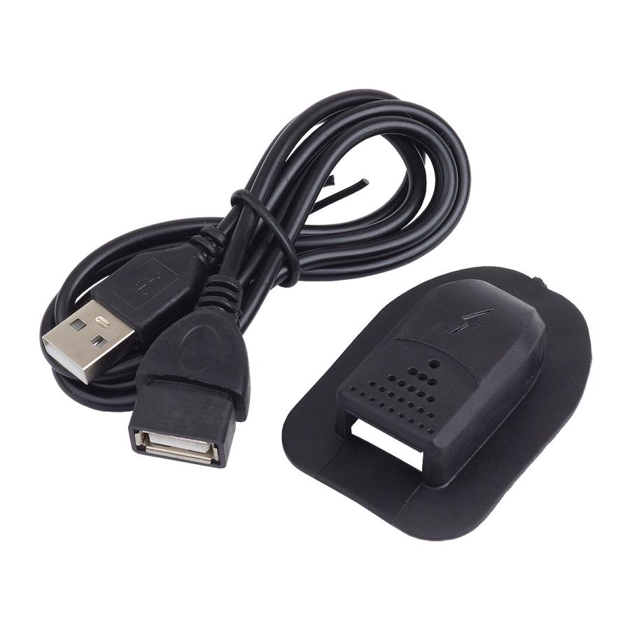 USB 延長ケーブル USBポート 後付け 外付け Type-A シェル付き
