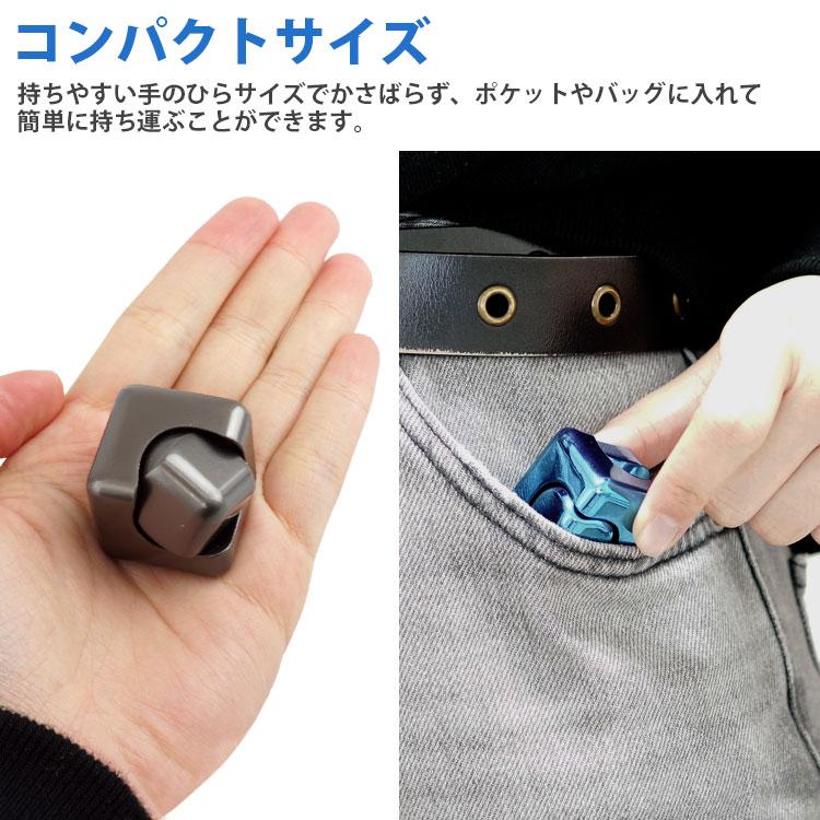 キューブハンドスピナー ハンドスピナー 回転 ベアリング キューブ型