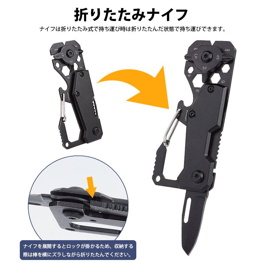 羅本製所 Copiapoa Twin Star 抽選限定品 マルチツール 多機能 カラビナ ナイフ 栓抜き 六角 ものさし プラス