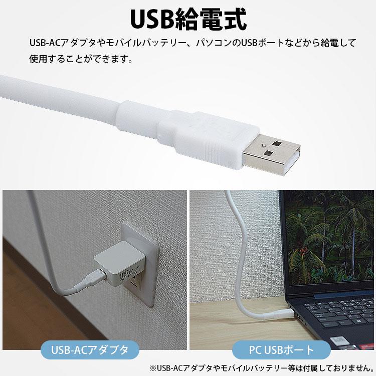 LEDライト USB給電式 デスクライト フレキシブル 角度調整自由 タッチセンサー 3段階調光 18 LED 簡単操作｜vogel｜06