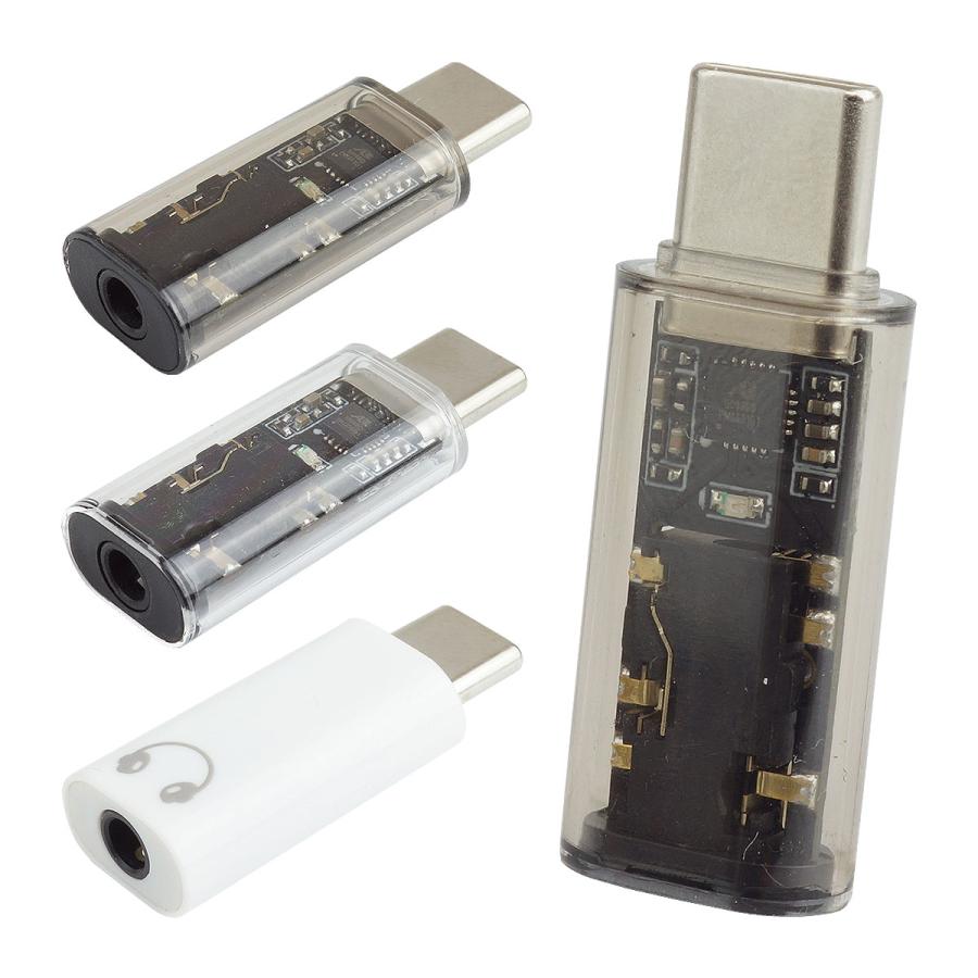 USB Type-C イヤホンジャック 3.5mm 変換アダプタ 4極 3極 DAC内蔵
