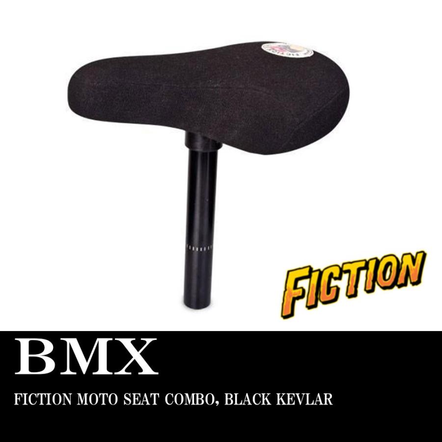 希少 STOLEN BMX 自転車 シートFICTION 激安セール MOTO BLACK KEVLAR S783 SEAT COMBO