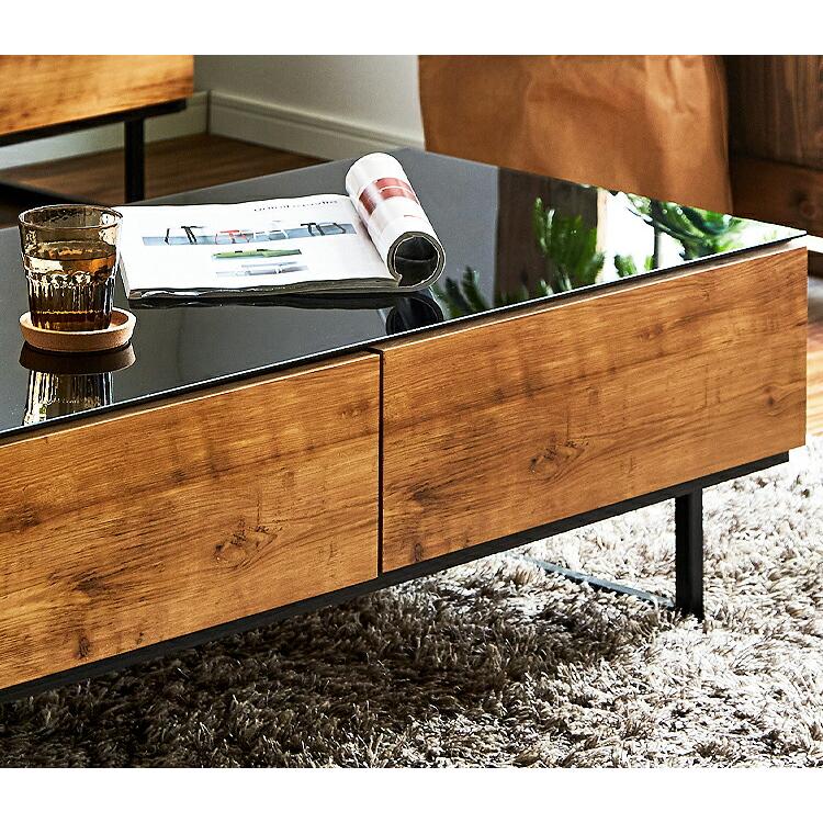 リビングテーブル センターテーブル テーブル おしゃれ 収納 引き出し