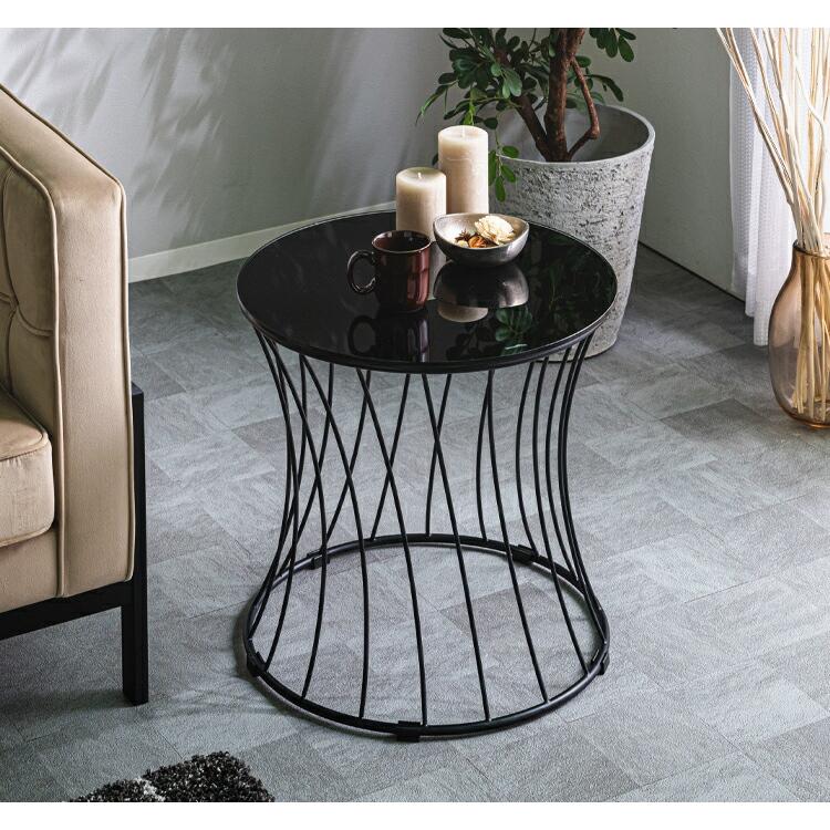 サイドテーブル 丸 おしゃれ 丸テーブル ベッドサイドテーブル  