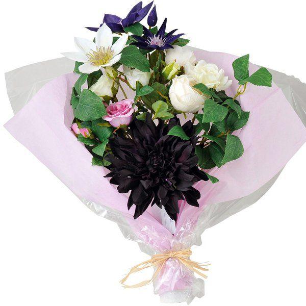 アートフラワー(造花) リブラ 1対2束セット お墓参り・枯れない・お供え・供花・仏花・献花・葬儀・お墓・墓石・供養・お仏壇・プレゼント用