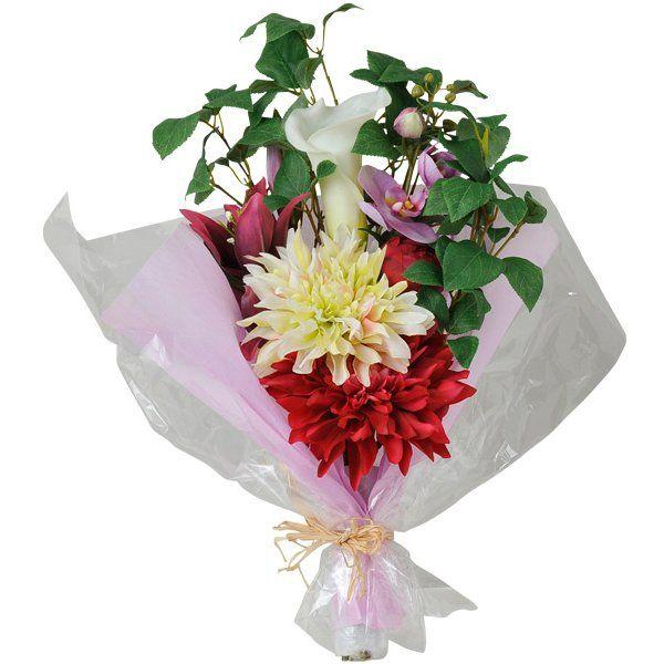 アートフラワー(造花) カプリコーン 1対2束セット お墓参り・枯れない・お供え・供花・仏花・献花・葬儀・お墓・墓石・供養・お仏壇・プレゼント用