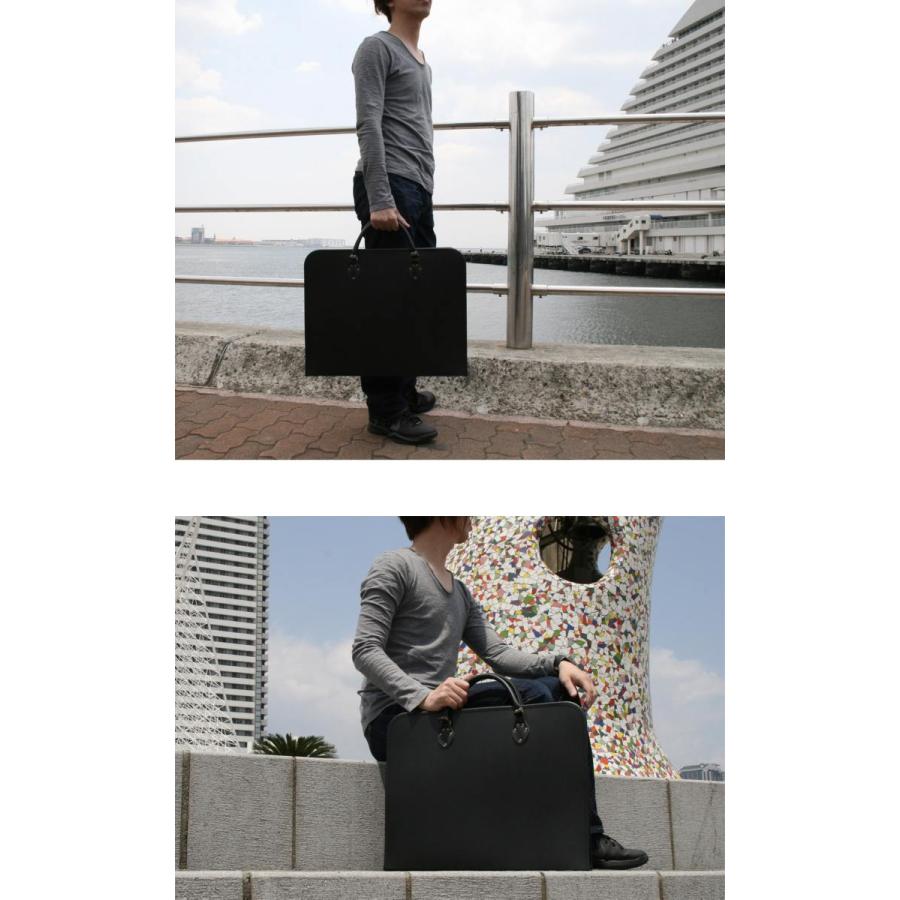 図面バッグ 図面ケース A3サイズ  書類バッグ かばん カバン ブリーフケース NULO（ヌーロ）マットブラック　黒 |  | 01