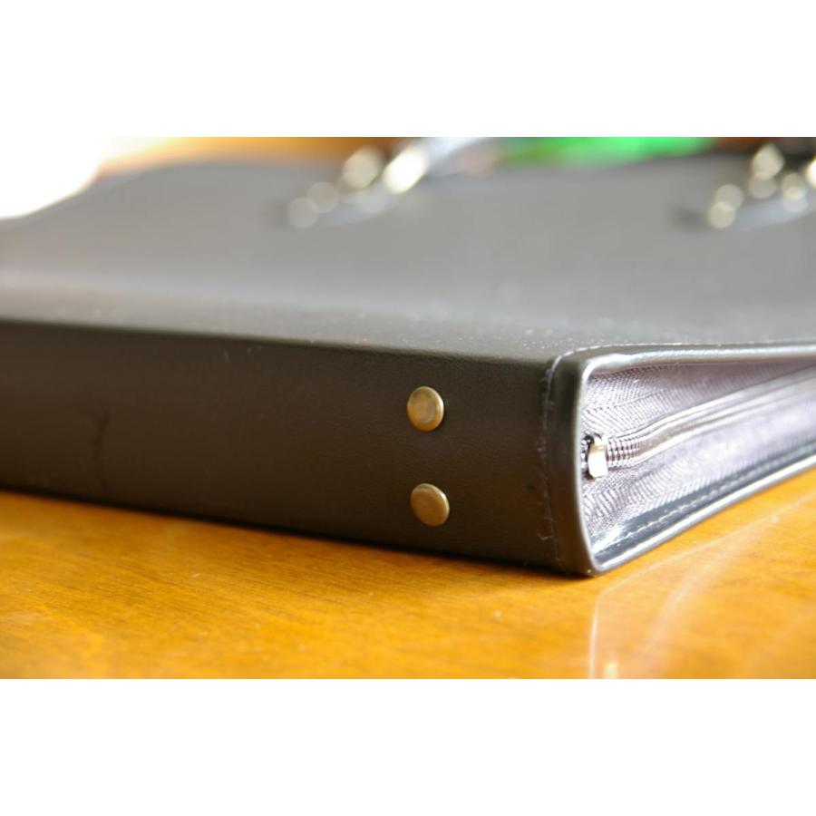 図面バッグ 図面ケース A3サイズ  書類バッグ かばん カバン ブリーフケース NULO（ヌーロ）マットブラック　黒 |  | 02