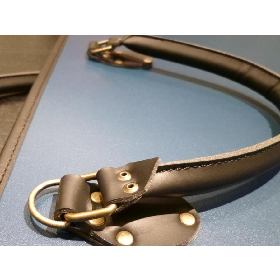 図面バッグ 図面ケース A3サイズ  書類バッグ かばん カバン ブリーフケース NULO（ヌーロ）マットブラック　黒 |  | 04