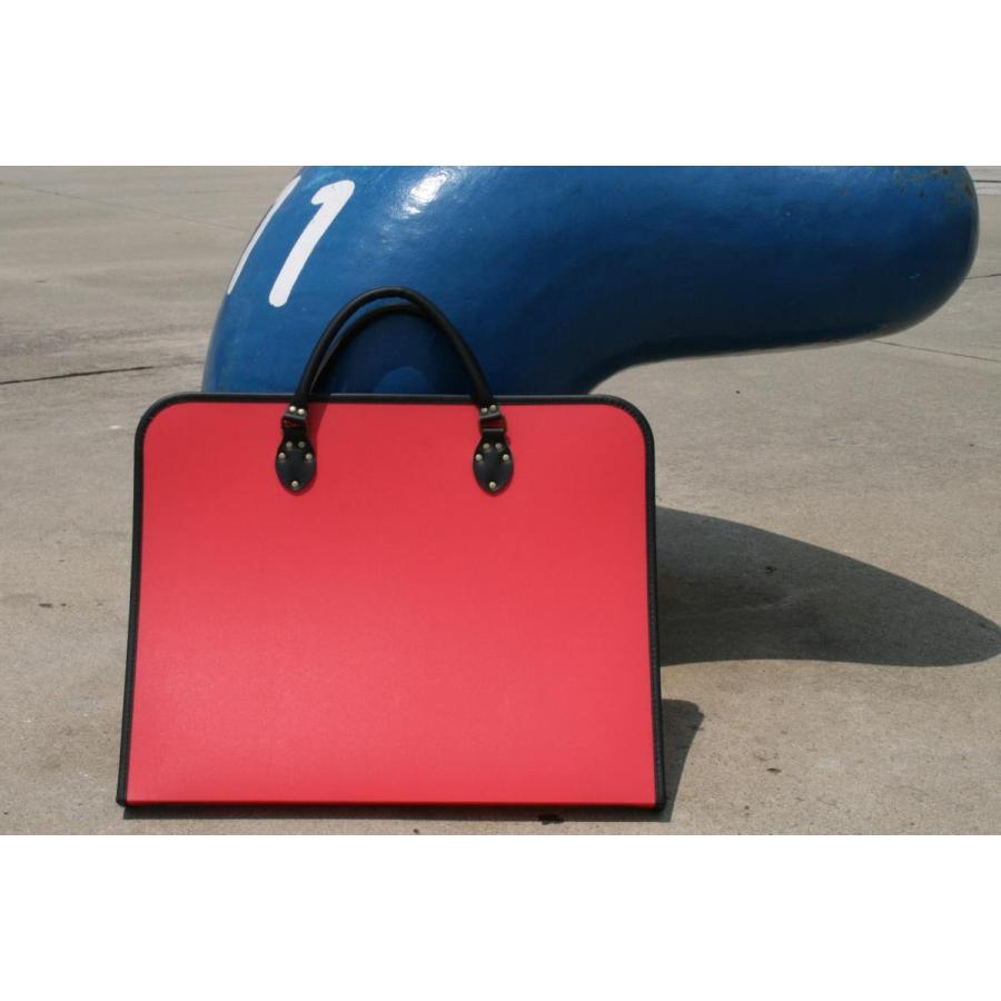 図面バッグ 図面ケース A3サイズ  書類バッグ かばん カバン ブリーフケース NULO（ヌーロ）ピアニーレッド |  | 01