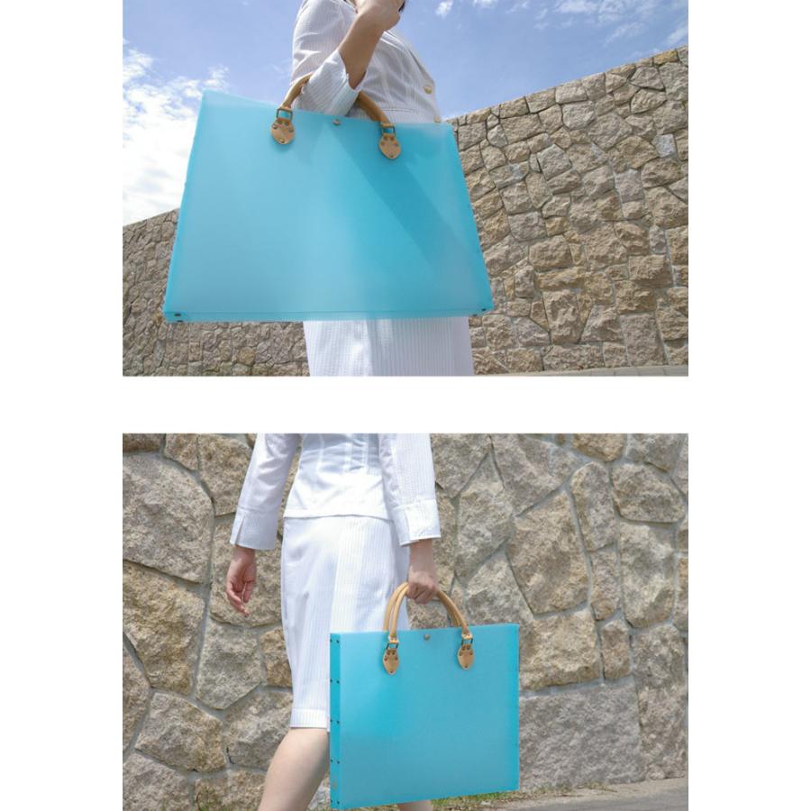 図面バッグ 図面ケース A3サイズ 書類バッグ かばん カバン ブリーフケースThoth（トト）Thoth　【クリアブルー】 |  | 02