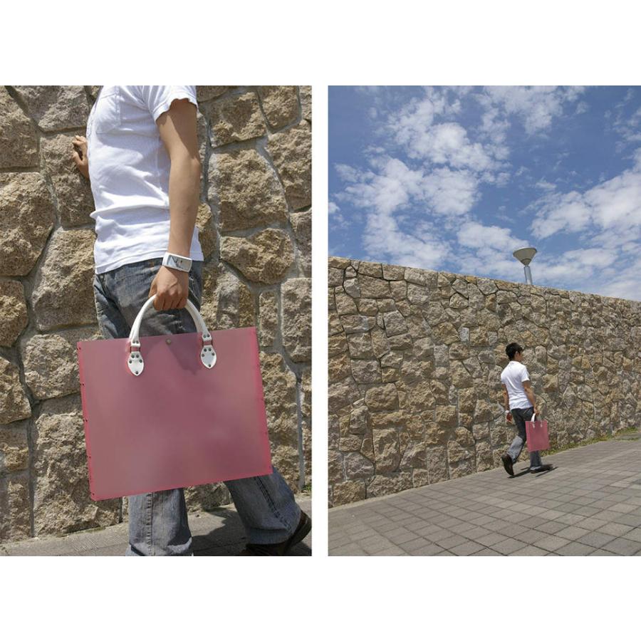 図面バッグ 図面ケース A3サイズ 書類バッグ かばん カバン ブリーフケースThoth（トト）Thoth　【クリアピンク】 |  | 02