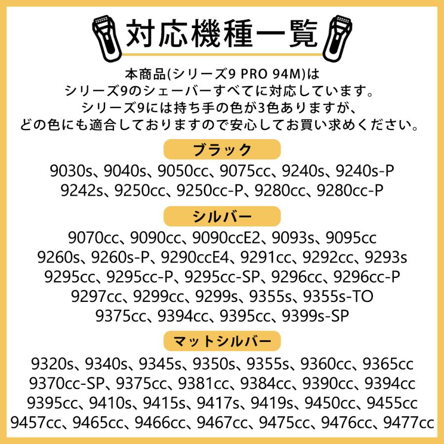 ブラウン 替刃 シリーズ9 PRO 94M シェーバー 純正品 正規品｜vol-03｜02