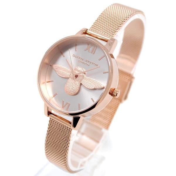 オリビアバートン 腕時計 レディース OLIVIA BURTON アナログ シャンパン/ローズゴールド
