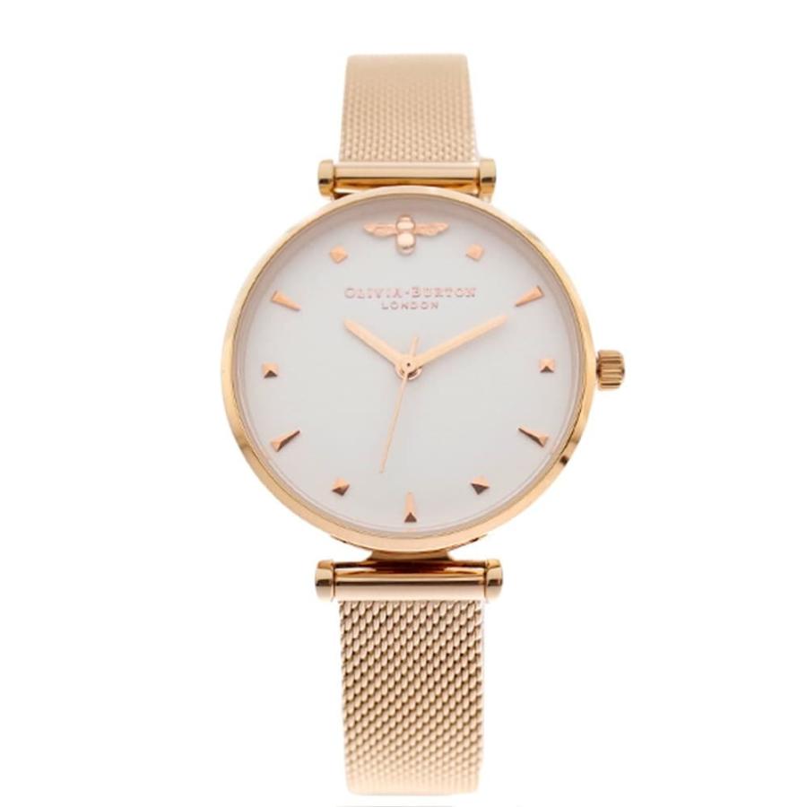 オリビアバートン 腕時計 レディース OLIVIA BURTON ホワイト ピンクゴールド