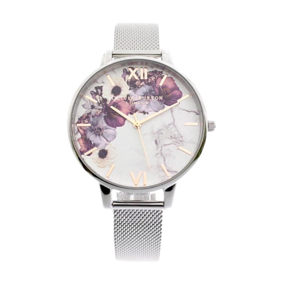 オリビアバートン 腕時計 レディース OLIVIA BURTON ホワイト シルバー