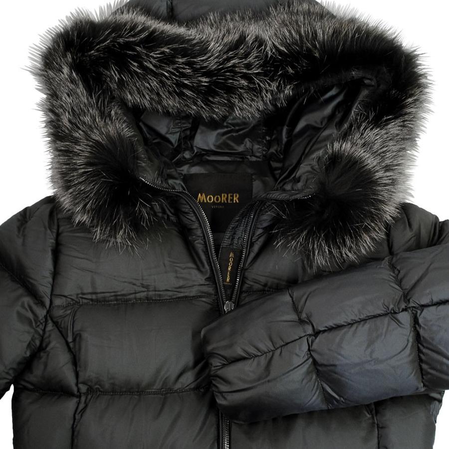 【公式】 ムーレー ダウンジャケット レディース MOORER ファーフード フーディー 38サイズ 【NAN1222497195】(44485円)
