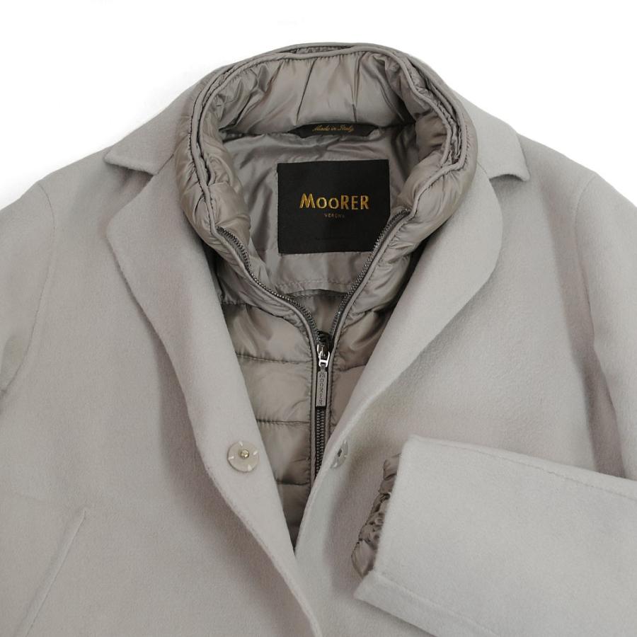 MooRER DUCALE ロロピアーナ ウールカシミア ダウンチェスターコート MooRER DUCALE ロロピアーナ ウールカシミア ダウンチェスターコート