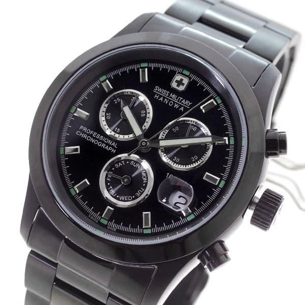 人気特価激安 スイスミリタリーハノワ 腕時計 メンズ Swiss Military Hanowa ブラック 売り切れ必至 Www Artech Mi It