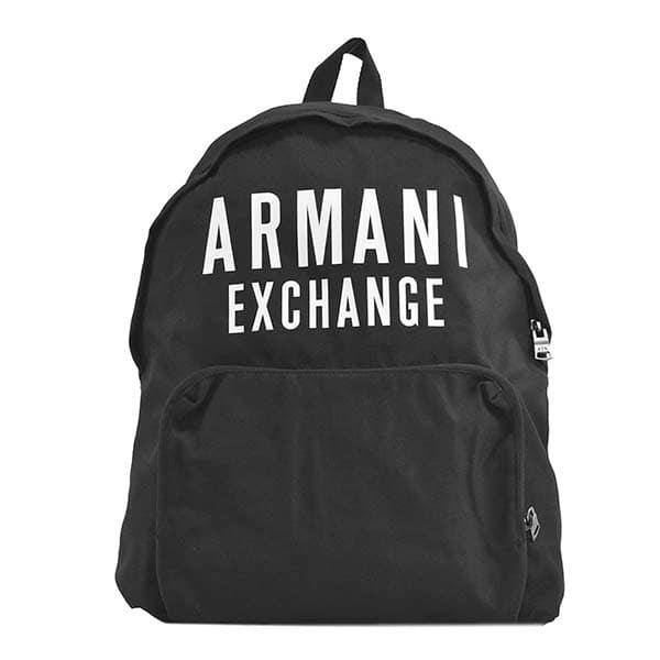 アルマーニエクスチェンジ バックパック リュックサック メンズ MANS BACKPACK ARMANI EXCHANGE ロゴ ブラック｜vol8｜02