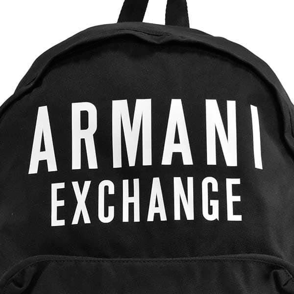 アルマーニエクスチェンジ バックパック リュックサック メンズ MANS BACKPACK ARMANI EXCHANGE ロゴ ブラック｜vol8｜06