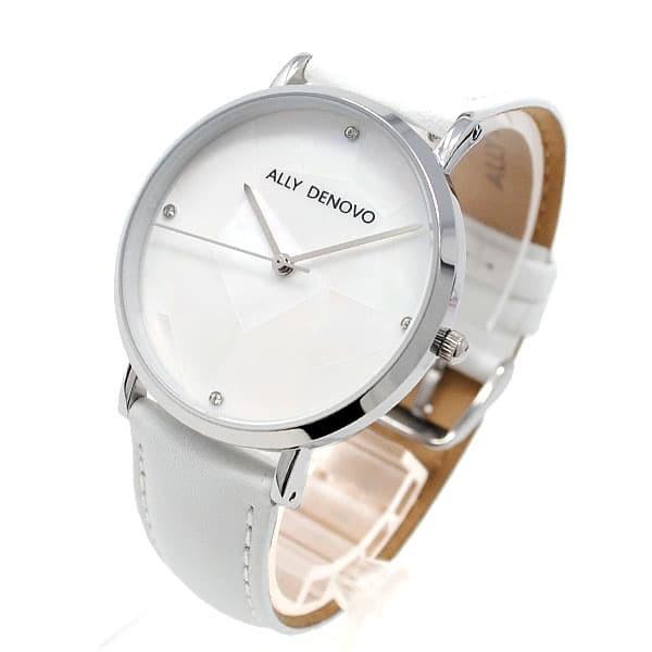 アリーデノヴォ 腕時計 レディース ALLY DENOVO レザー