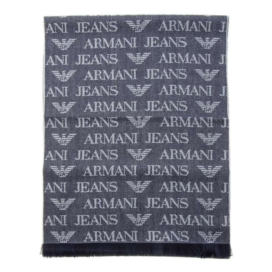 絶対一番安い アルマーニジーンズ マフラー メンズ Armani Jeans イーグルロゴ ロゴ柄 ウール ブルー Aj13 0012 32 A6 ブランドショップ Volume8 通販 Yahoo ショッピング 注目ブランド Lespakigali Com
