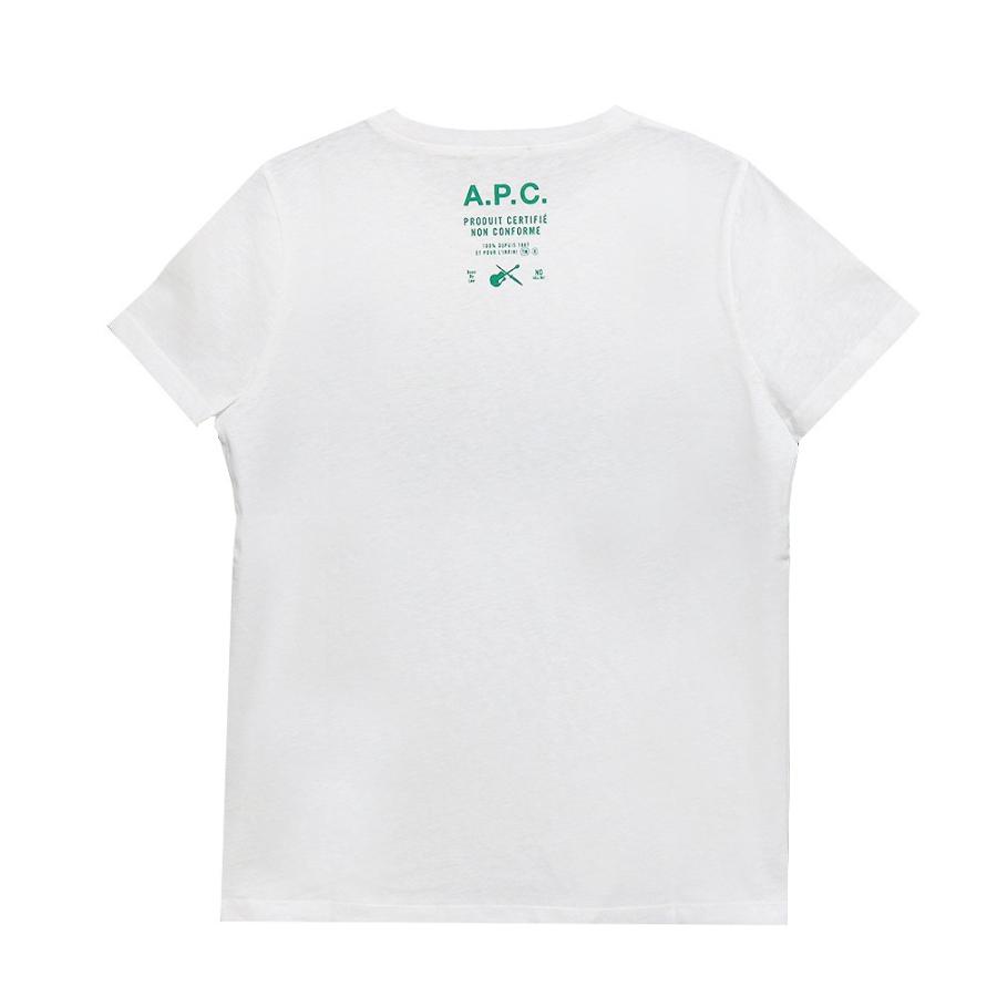アーペーセー Tシャツ カットソー レディース COETL APC 半袖 クルーネック ロゴプリント XSサイズ｜vol8｜02