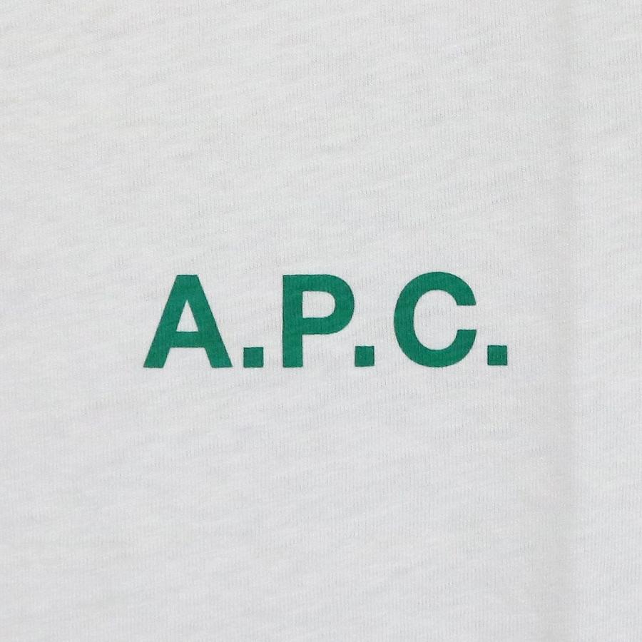 アーペーセー Tシャツ カットソー レディース COETL APC 半袖 クルーネック ロゴプリント XSサイズ｜vol8｜03