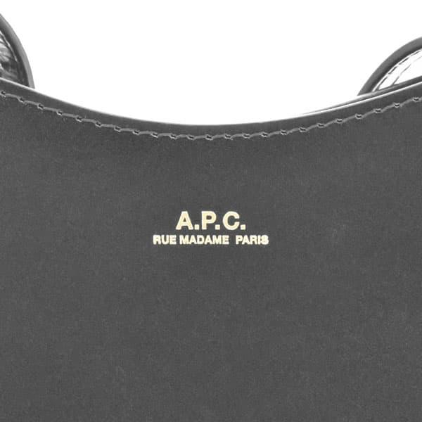 アーペーセー ミニショルダーバッグ サコッシュ ポーチ レディース&メンズ NECK POUCH JAMIE APC レザー ブラック系｜vol8｜05