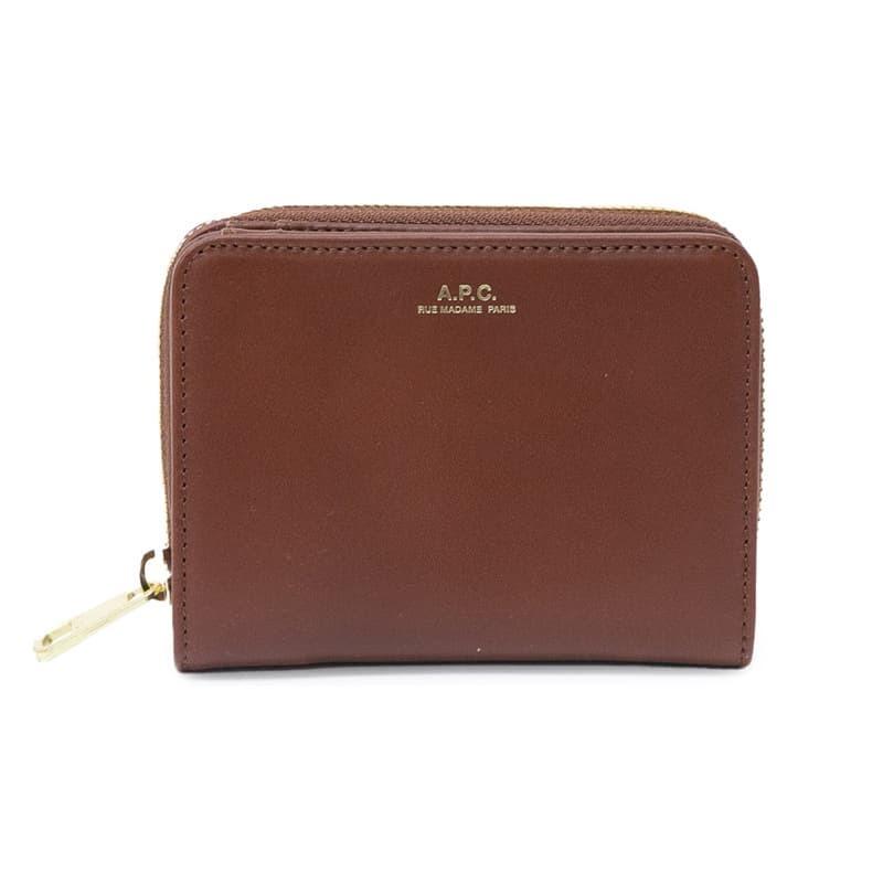 衆院 アーペーセー 二つ折り財布 レディース APC レザー シンプル