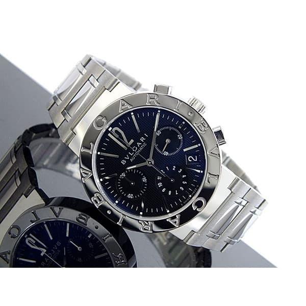 BVLGARI 　ブルガリブルガリ　自動巻き 　クロノグラフ 時計 BVLGARI ブルガリ 腕時計 メンズ クロノグラフ 自動巻き