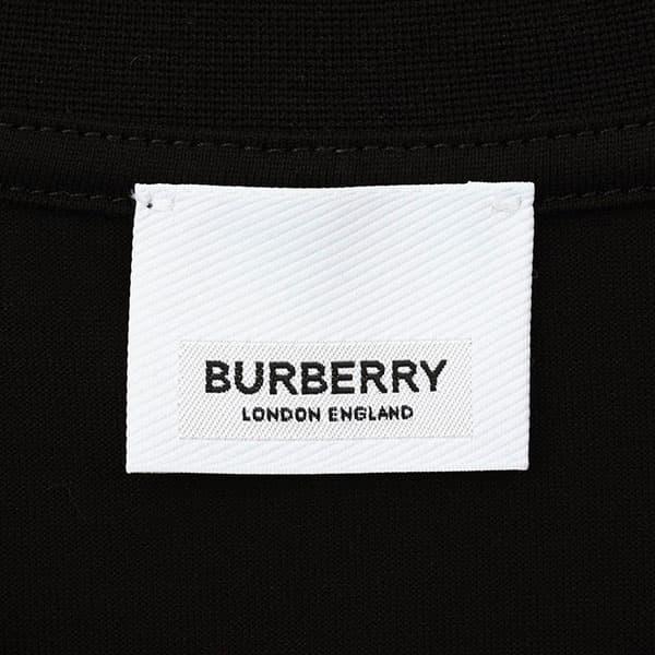 バーバリー Tシャツ カットソー レディース MARGOT BURBERRY クルーネック 半袖 ロゴプリント XSサイズ ブラック系｜vol8｜04
