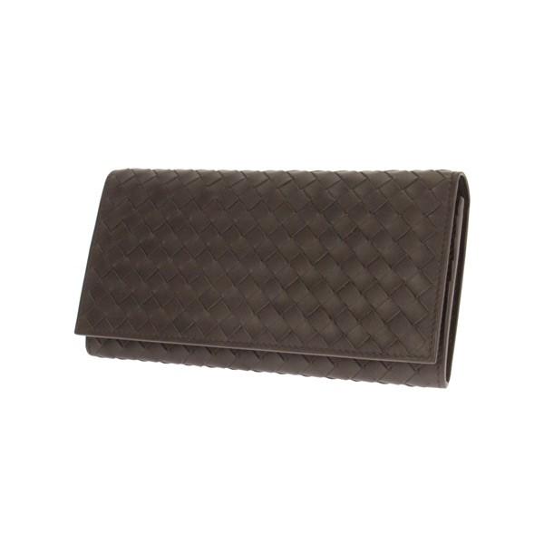 ボッテガヴェネタ 長財布 ロングウォレット メンズ BOTTEGA VENETA ブラウン