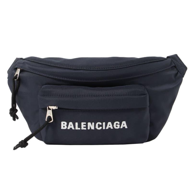 バレンシアガ ボディバッグ メンズ レディース Balenciaga Navy ショルダーバッグ ファッション ブランドショップ Volume8 ウエストポーチ