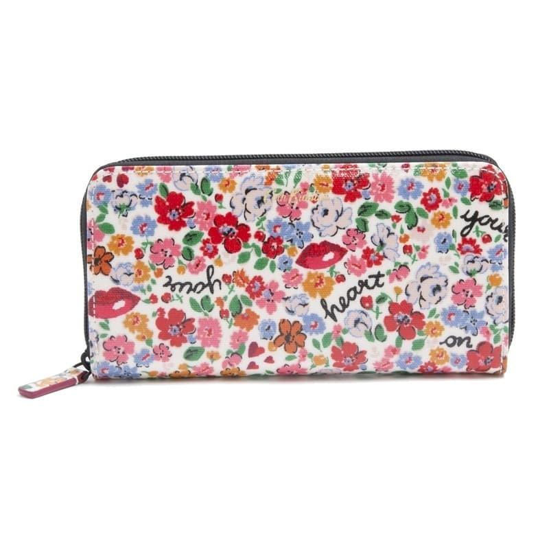 キャスキッドソン 長財布 ロングウォレット レディース Cath Kidston 花柄 ラウンドファスナー クリーム系｜vol8