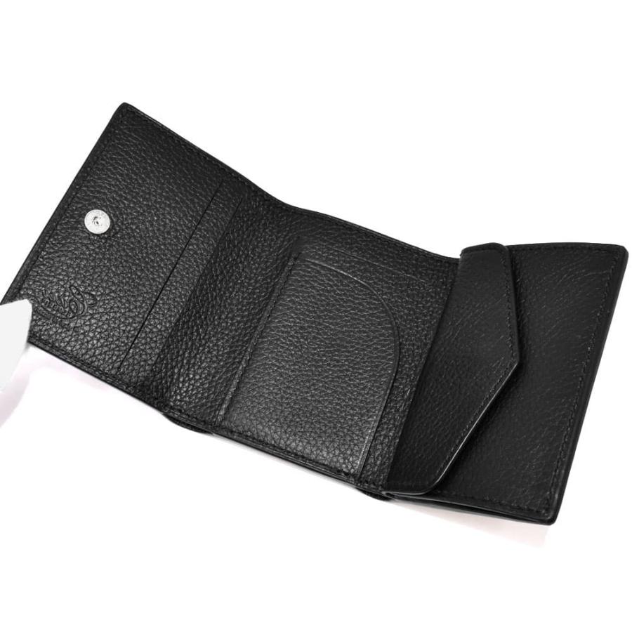 CISEI チセイ シセイ 三つ折り財布 Cisei シセイ 三つ折り財布 メンズ レザー 無地 シンプル NERO