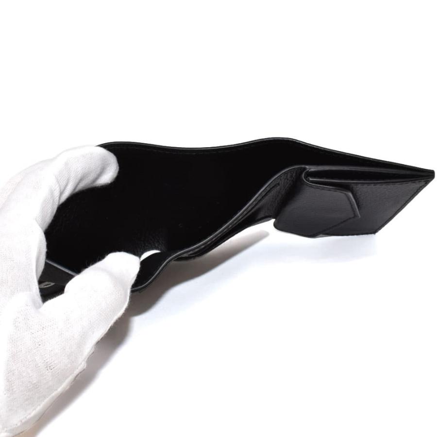 Cisei シセイ 三つ折り財布 メンズ レザー 無地 シンプル NERO