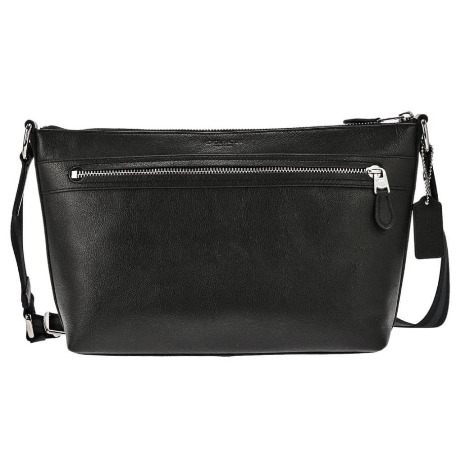 超目玉 コーチ Coach ショルダーバッグ レディース メンズ コーチ ショルダーバッグ ブラック レザー 斜めがけ Coach レディース メンズ バッグ Www Universitaria Cl