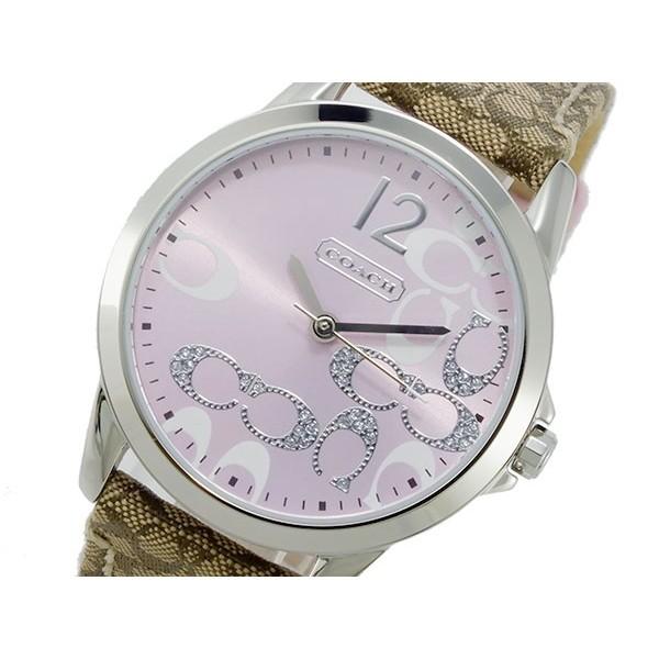 21超人気 レディース コーチ レザー ピンク シルバー ホワイト ブラウン レザー Coach レディース 腕時計 コーチ Coach 腕時計 レディース腕時計
