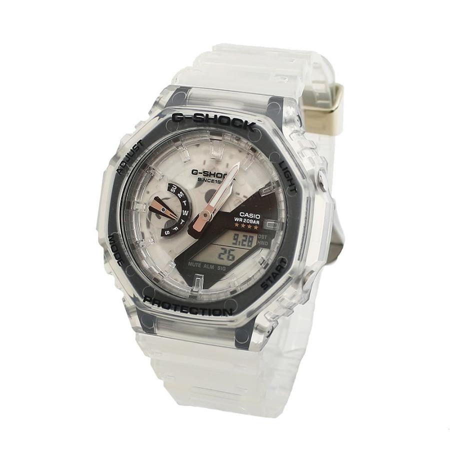 G-SHOCK デジタルアナログ時計 シルバー/クリア G-SHOCK 40周年記念 限定品 GA-114RX-7AJR アナログ・デジタル