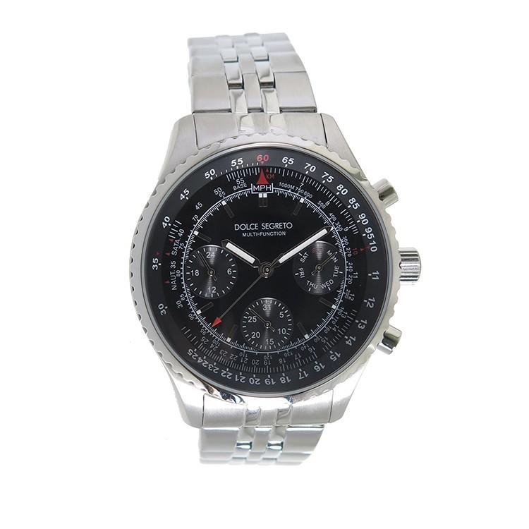 ドルチェセグレート 腕時計 メンズ DOLCE SEGRETO クロノグラフ ブラック｜vol8｜02