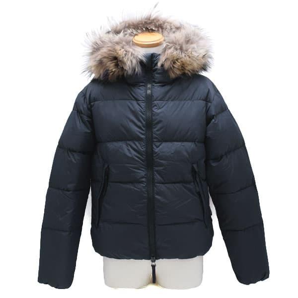 デュベティカ ダウンジャケット メンズ DUVETICA フード 46サイズ BLUE