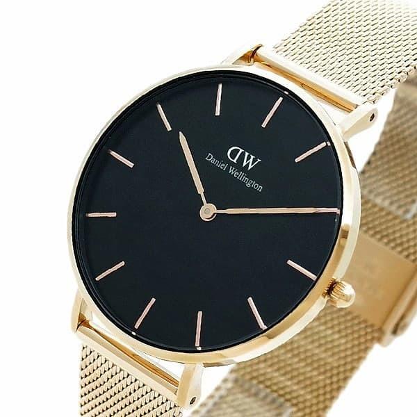 全日本送料無料 ダニエルウェリントン 腕時計 レディース Danielwellington ブラック ローズゴールド 時間指定不可 Skylanceronline Com