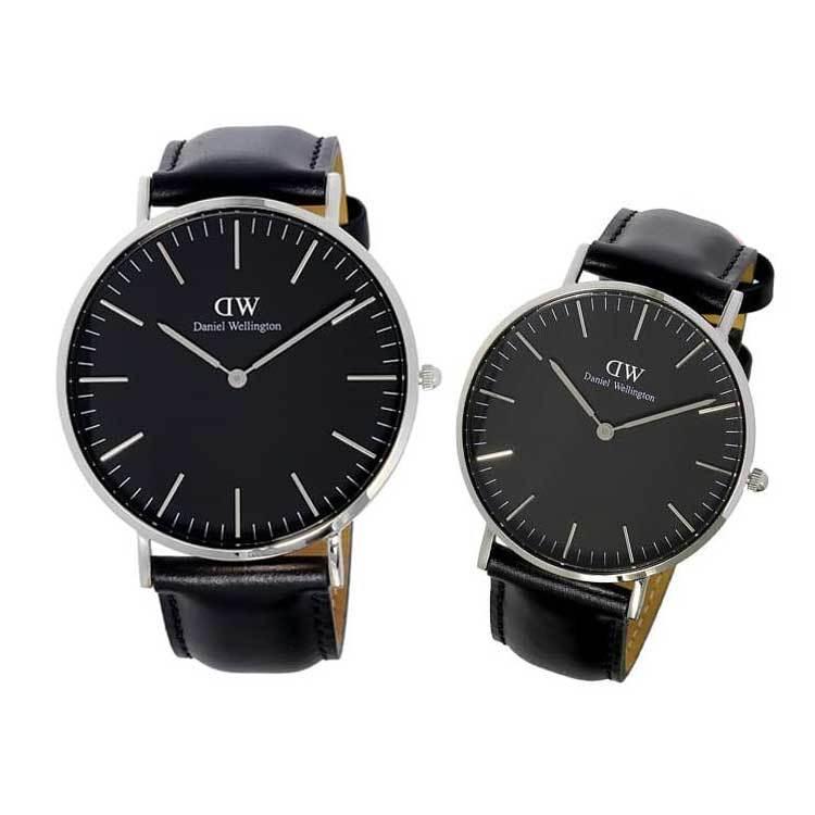 ダニエルウェリントン ペアウォッチ 腕時計セット ペアウオッチ メンズ&レディース CLASSIC BLACK Daniel Wellington｜vol8